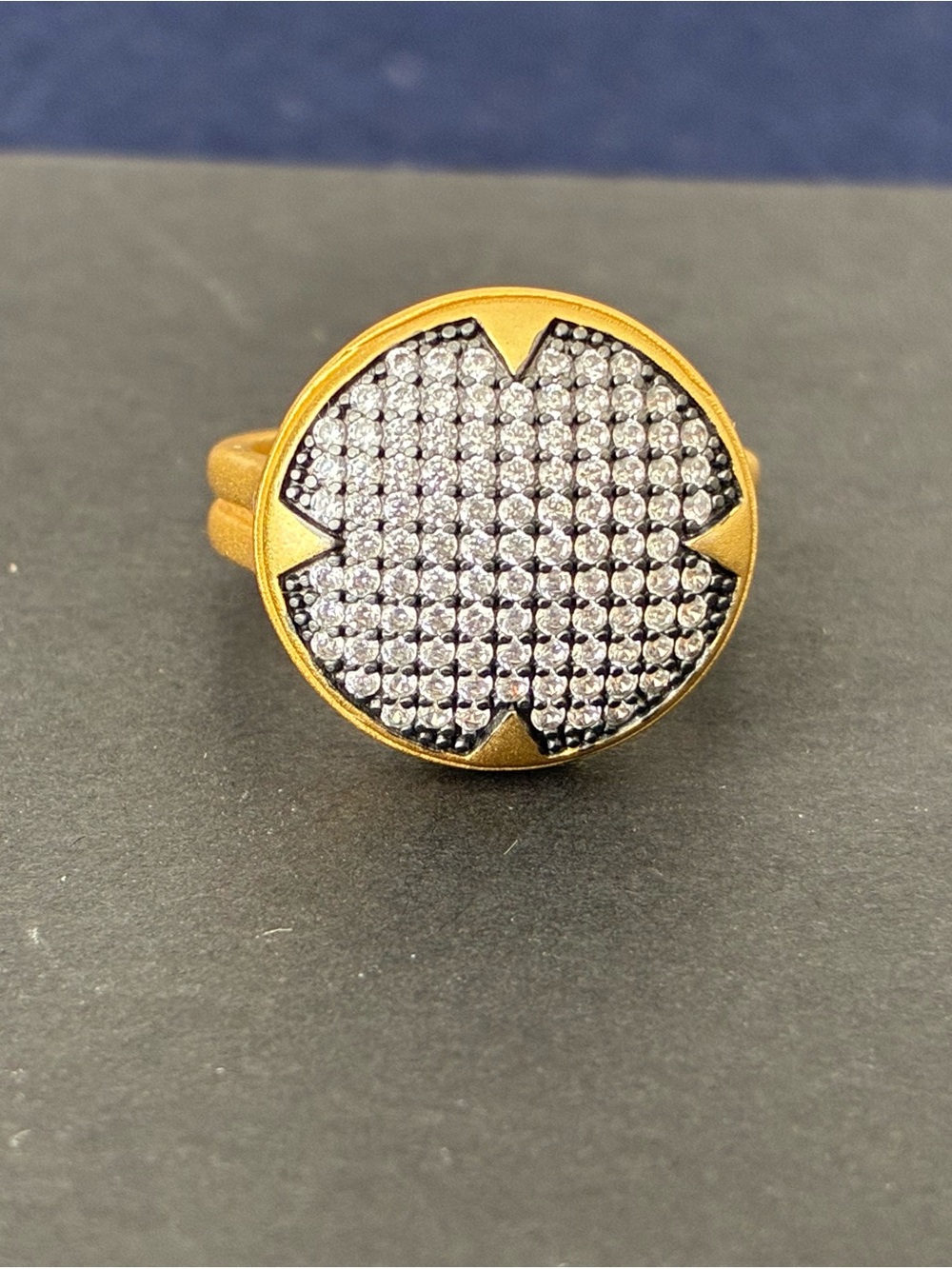Freida Rothman Signature Times Square Pave Coctail Sz 7